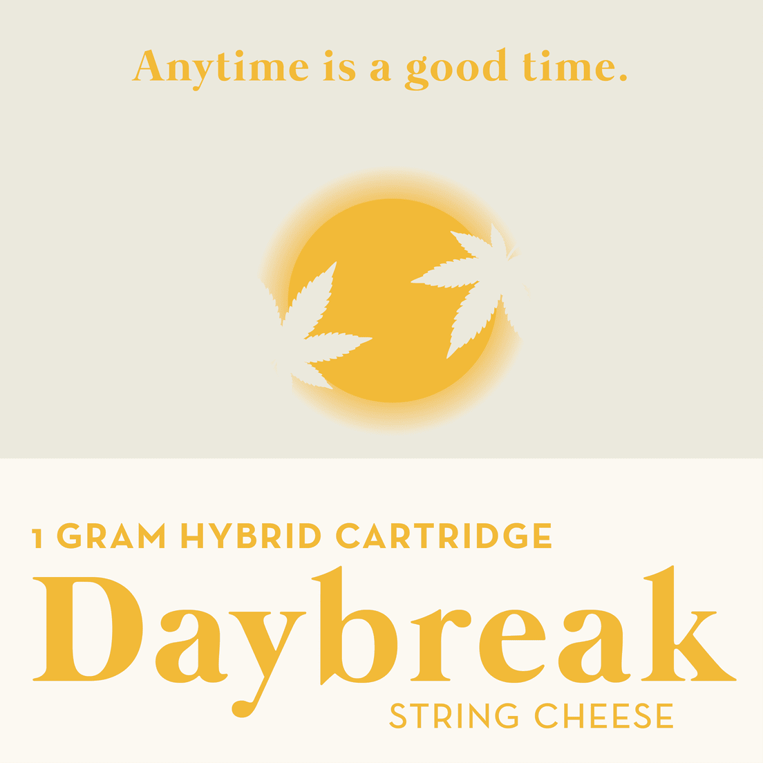 Daybreak - 1g Cartridge - String Cheese