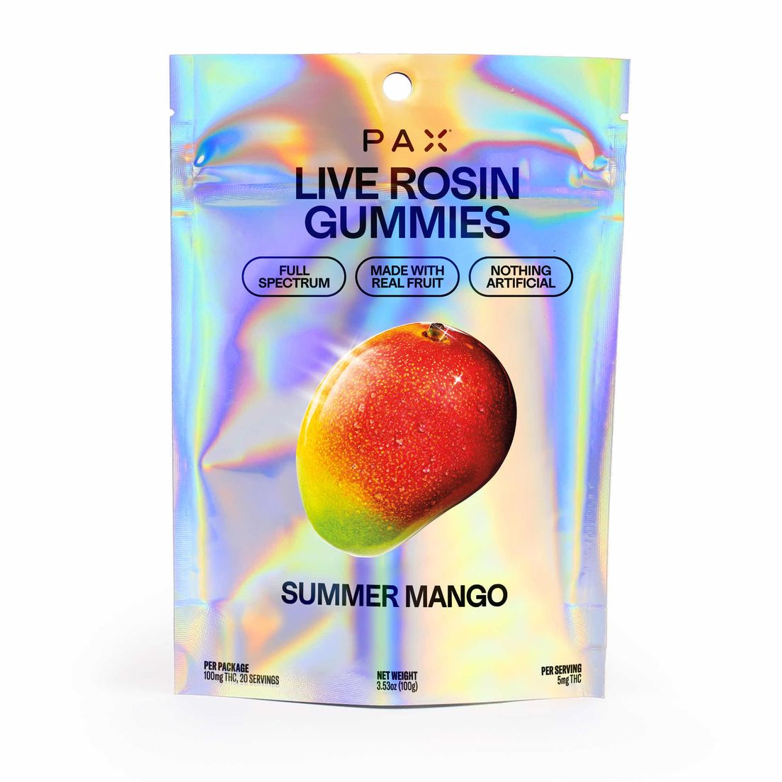 Summer Mango | 20pk Live Rosin Gummies | PAX