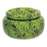 ATL Fujima Moroccan Ceramic Ashtray - Green Leaves / 5