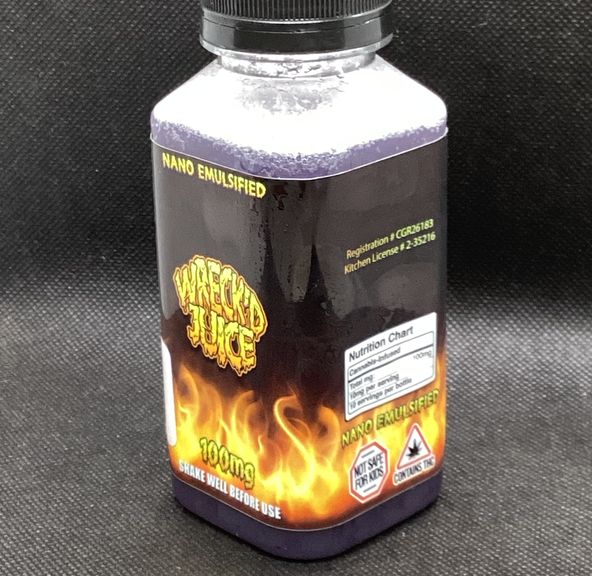 207 Edibles- Grape- Get Wrecked- Drink- NANO-100mg