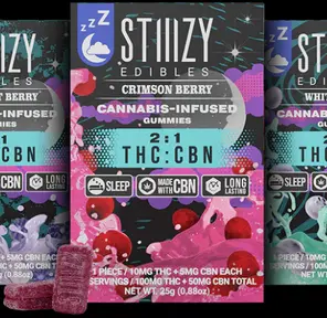 STIIIZY - 2:1 THC: CBN White Berry Gummies