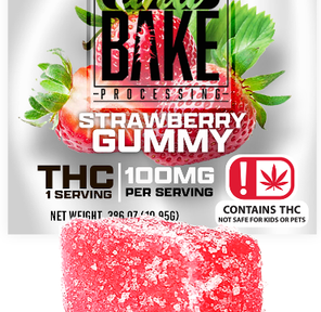 100mg Single Gummy - Strawberry
