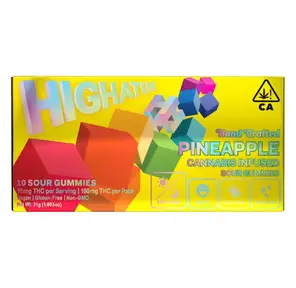 Highatus - Pineapple Sour Gummies - 100mg