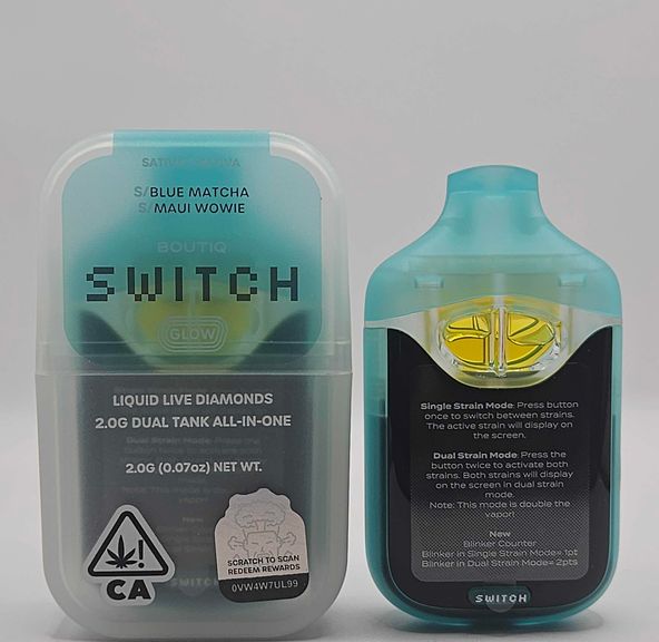 Boutiq Switch / Glow - Disposable - Blue Matcha x Maui Wowie - 2G