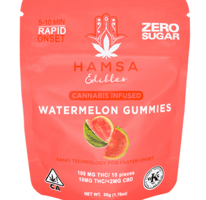 Hamsa - Watermelon Sugar Free Gummies 100mg