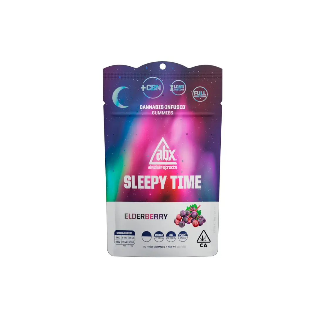 ABX Sleepy Time CBN Gummies Elderberry 100mg