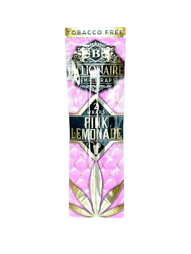 Billionaire - Hemp Wraps - Pink Lemonade - 2pk