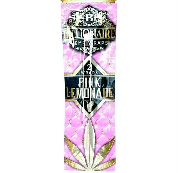 Billionaire - Hemp Wraps - Pink Lemonade - 2pk