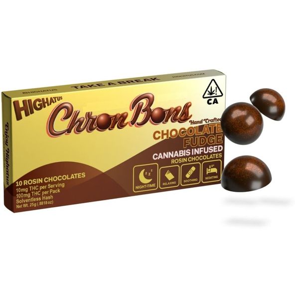 ChronBons - Chocolate Fudge - Edible - 100mg