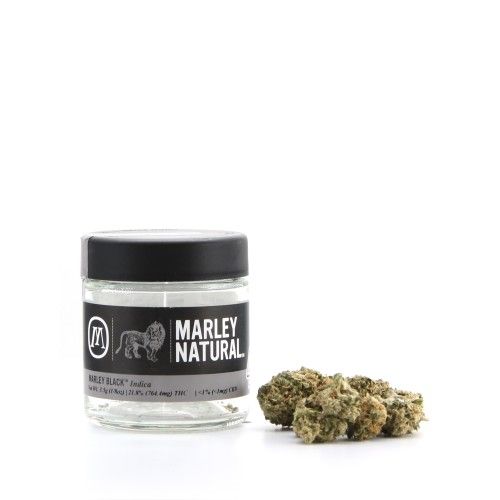 Marley Natural Black Indica Strawberry Banana 3.5g Jar