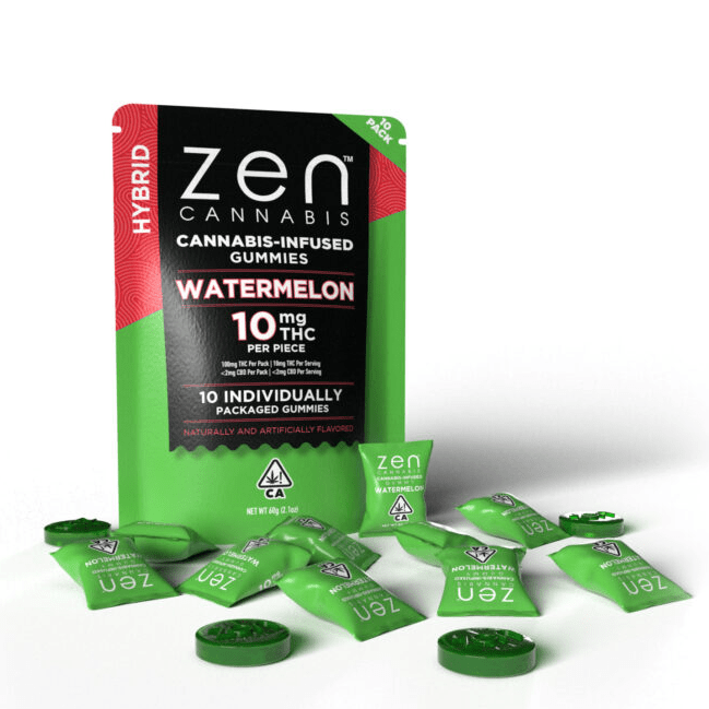 Watermelon Hybrid 100mg 10 Pack Gummies