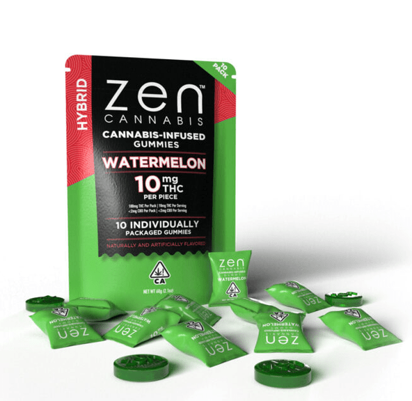 Watermelon Hybrid 100mg 10 Pack Gummies