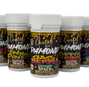 Cartel Oil Co - Diamond Infused Pre-Roll Pack 8.4g - Indica - Panhandle Purps