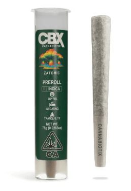 CANNABIOTIX ZATOMIC .75G PRE-ROLL INDICA