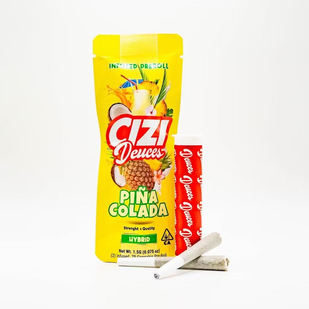 Cizi - Pina Colada - Deuces 2 Infused Pre-Rolls