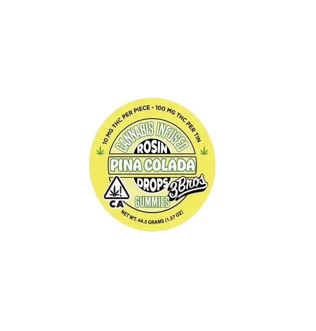 3 Bros Rosin Gummies Pina Colada 100mg