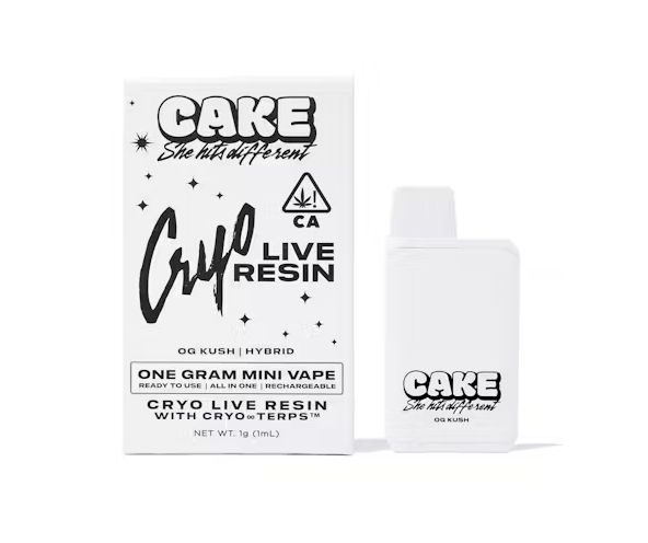 Cake - OG Kush Cryo Live Resin Disposable Vape 1g