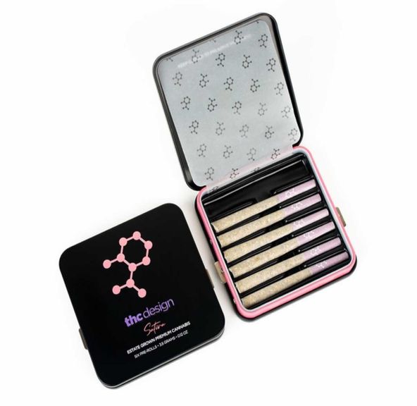 (3.5g total) XJ-13 6-pack Pre Roll Tin - THC DESIGN