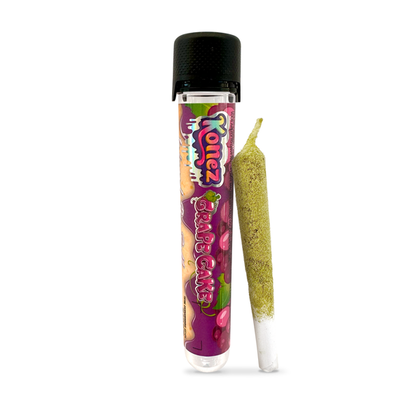 .⠀KONEZ Grape Cake Infused Pre Roll 1.2g