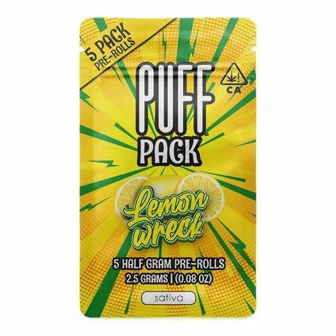 Puff - Lemonwreck Preroll 5 Pack