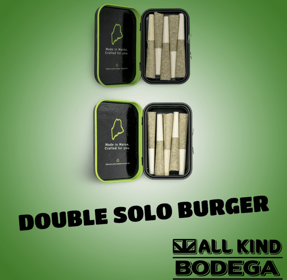 Double Solo Burger .35g Preroll 10 pack (3.5g total) (@jarcannabis2.0)