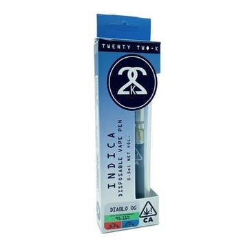 22K - Diablo OG Disposable (Indica) - Half Gram