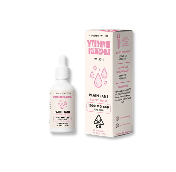 Yummi Karma | Tincture | 1oz | CBD | Plain Jane (Simply Sweet)