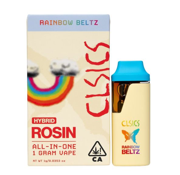 CLSICS Live Rosin AIO Vape Rainbow Beltz 1g