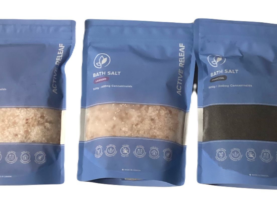Active Releaf bath salts detoxify, lavender & eucalyptus