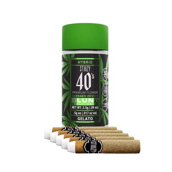 [STIIIZY] Infused Blunt 5 pack - 2.5g - 40s Gelato (H)