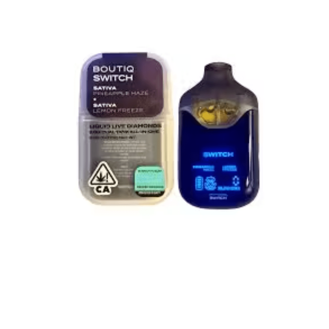 BOUTIQ LIQUID LIVE DIAMOND AIO- DUAL 1G BLUE MATCHA X MAUI WOWIE
