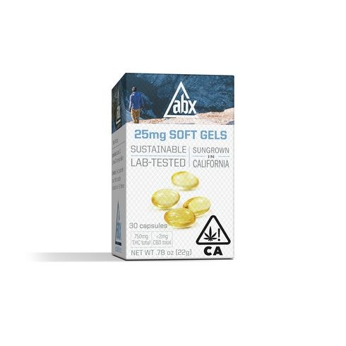 [ABX] THC Soft Gels - 25mg 30ct - Refresh