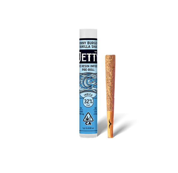 Jetty Live Resin Infused Pre-Roll Donny Burger x Vanilla Shake 1g
