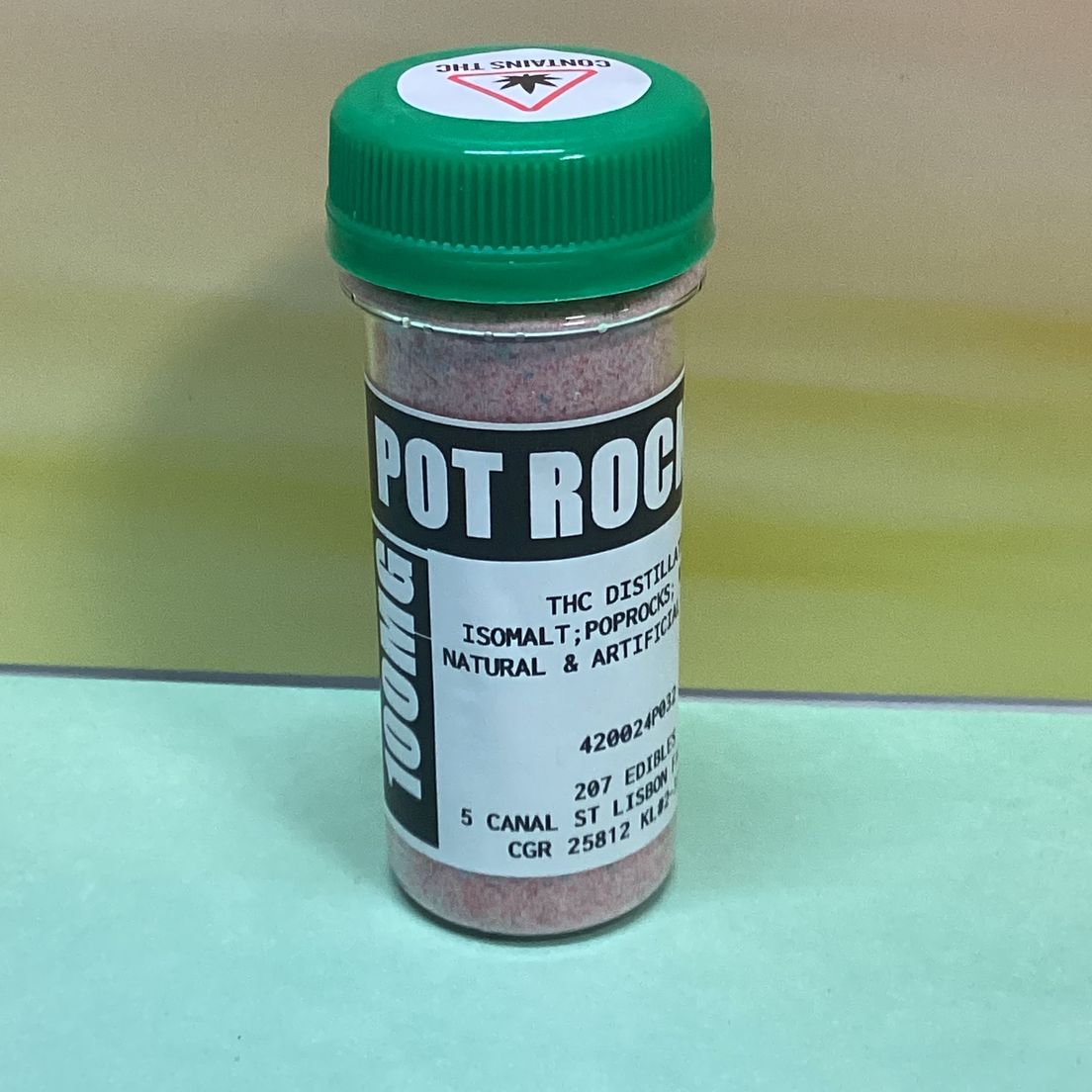 207 Edibles- POT Rocks (medicated POP Rocks)- THC Distillate- 100mg