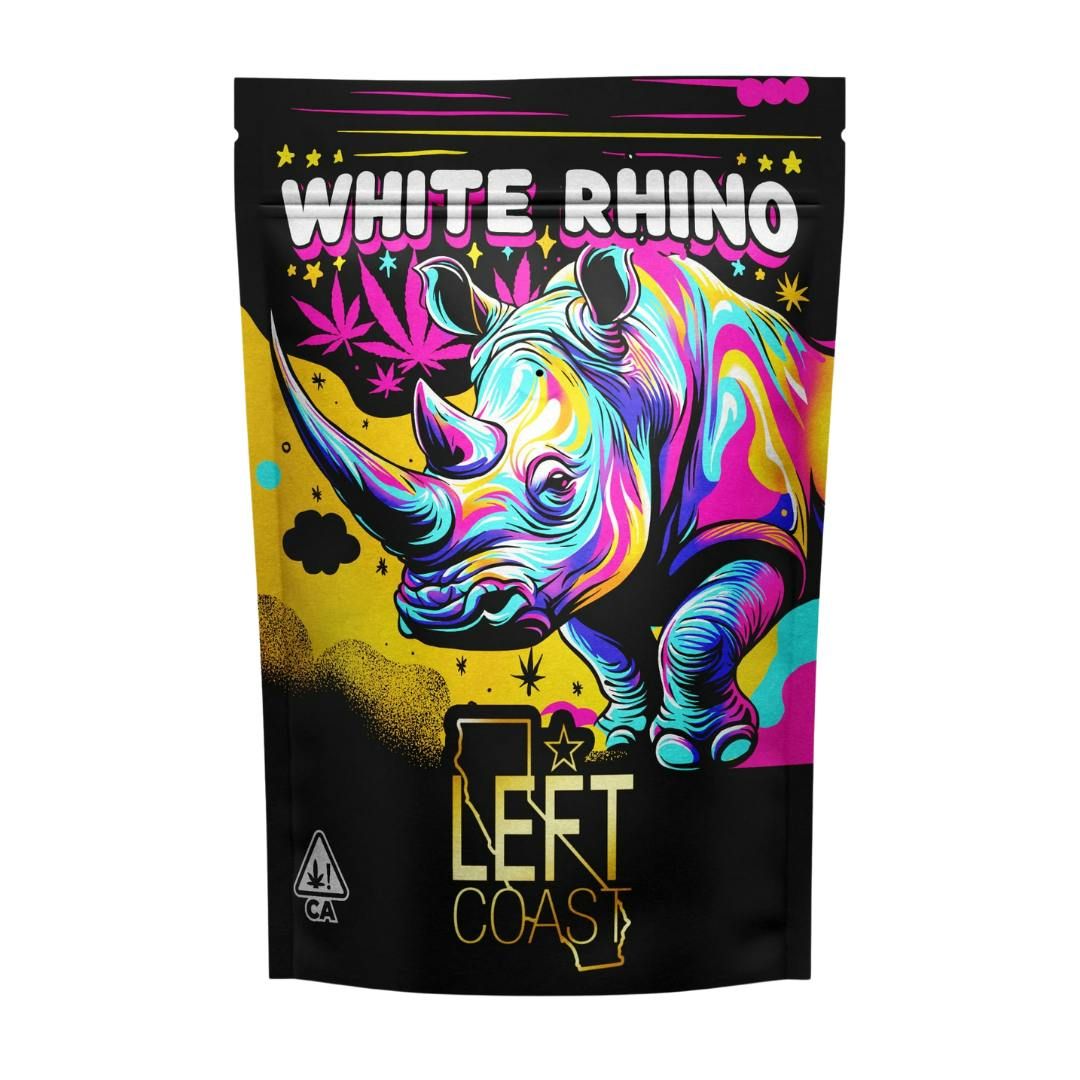 Left Coast White Rhino 3.5g Baby Smalls 23.2%