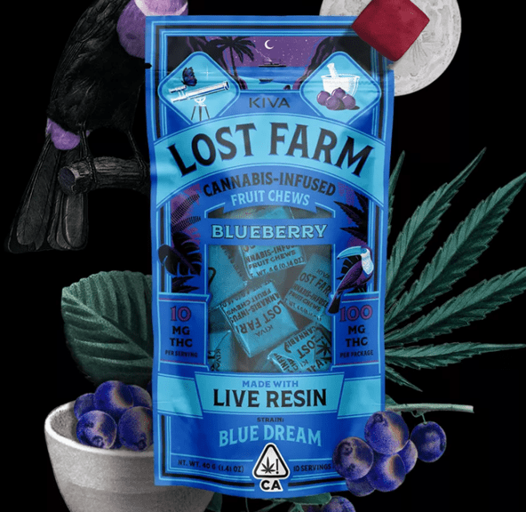 LOST FARM- CHEWS BLUEBERRY BLUE DREAM