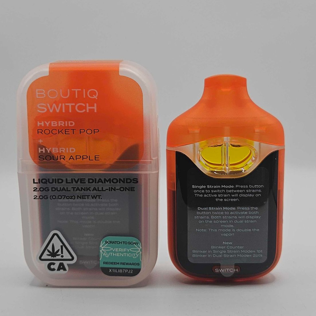 Boutiq - Disposable - Switch - Rocket Pop x Sour Apple - 2g