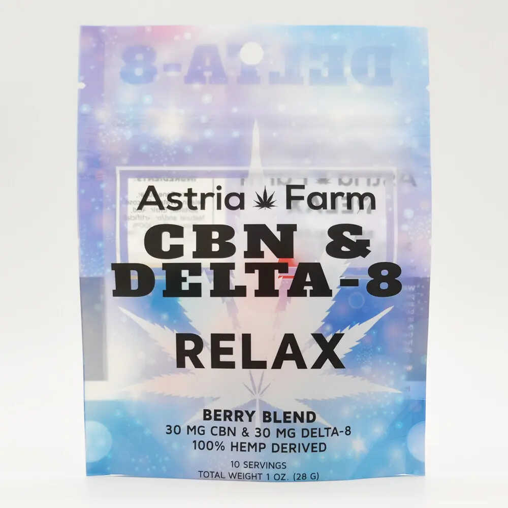 AF Delta 8 THC + CBN Relax Gummies, 60mg