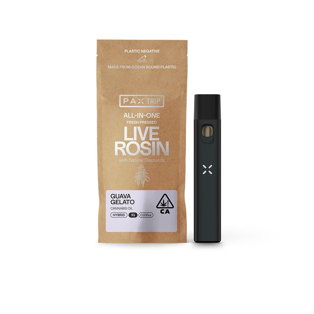 PAX- Guava Gelato Trip All-In-One Live Rosin 1g (H)