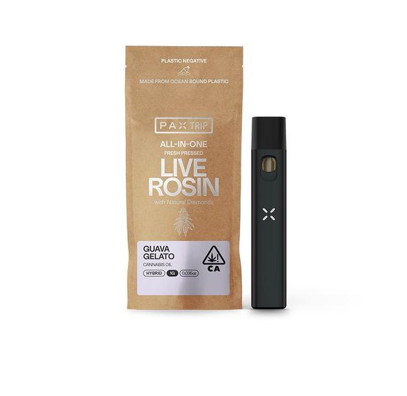 PAX- Guava Gelato Trip All-In-One Live Rosin 1g (H)