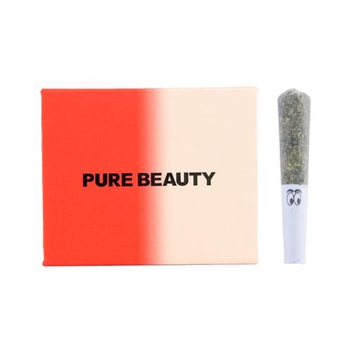 Pure Beauty- Pink Box Indica Solventless Infused 5pk Prerolls 2g (I)
