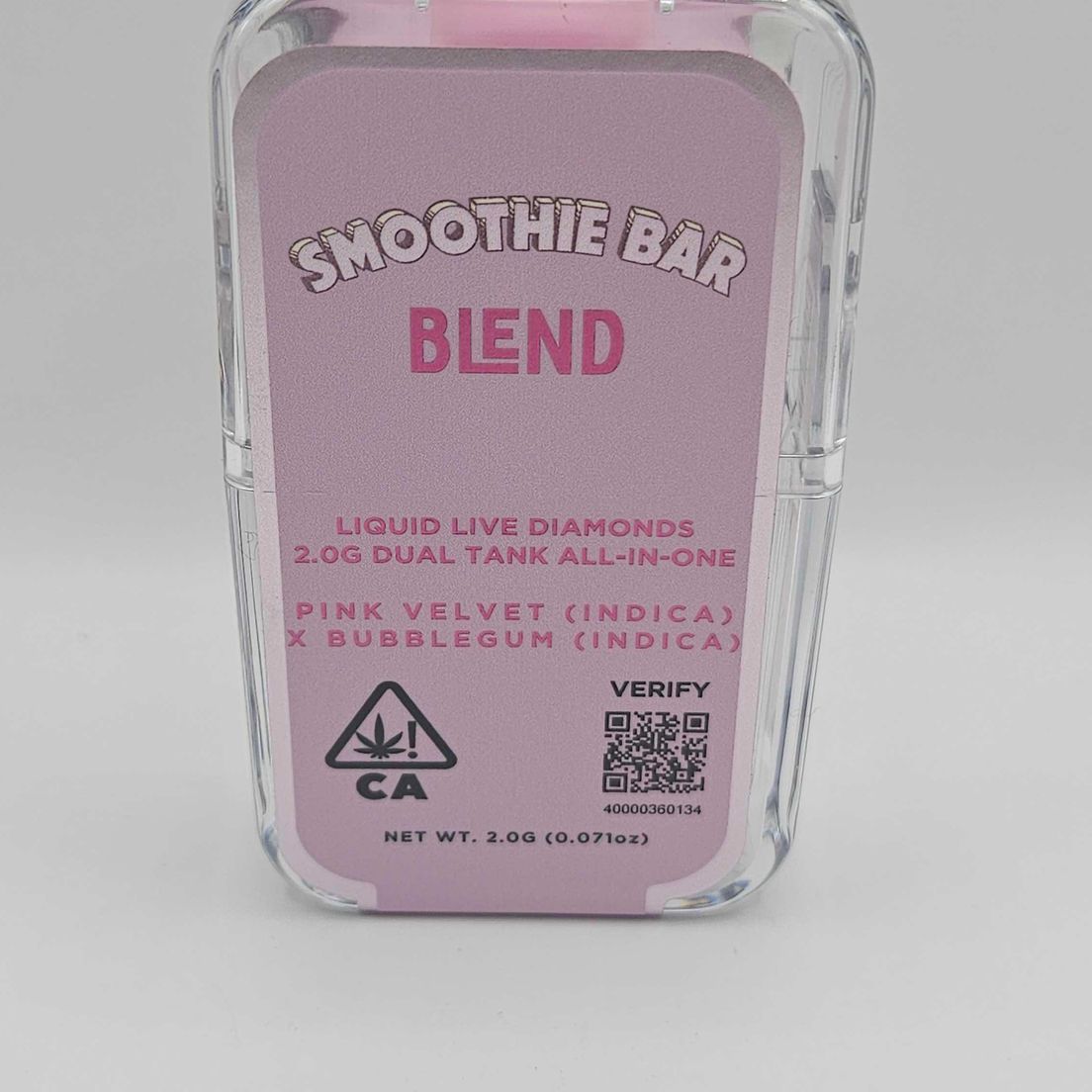 Smoothie Bar - Disposable - Pink Velvet x Bubblegum - 2G