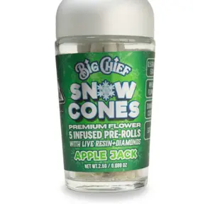 Big Chief Snow Cones 5 Pack Pre Rolls Apple Jack