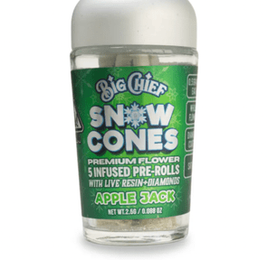 Big Chief Snow Cones 5 Pack Pre Rolls Apple Jack