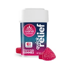 Wana Optimals Quick Relief Gummies (Cherry Cola)
