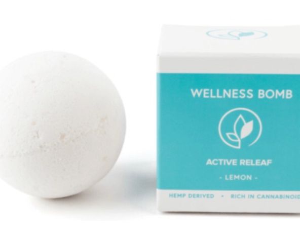 Active Releaf Uplift Bath bomb (Lemon and epsom salt)