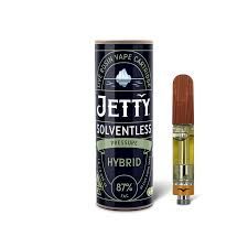 Jetty Extracts- Pressure Solventless Live Rosin Cartridge 1g (H)