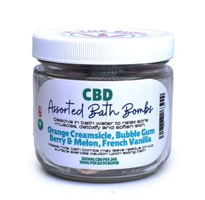 In The Buff | Indigenous Soap Co. | Assorted Bath Bombs | 20 x 10mg CBD | $30.00