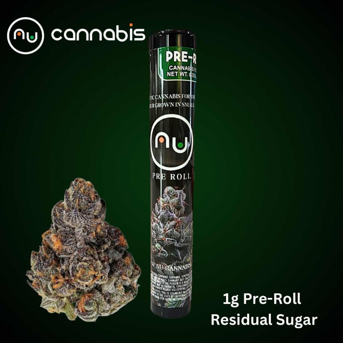 NuCannabis - Residual Sugar 1.25G - PRE ROLL