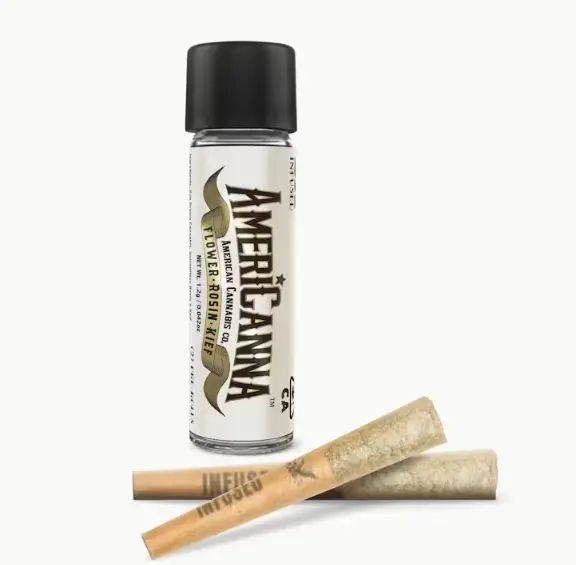 Americanna - Blue Nrdz Infused Preroll 2 Pack 1g